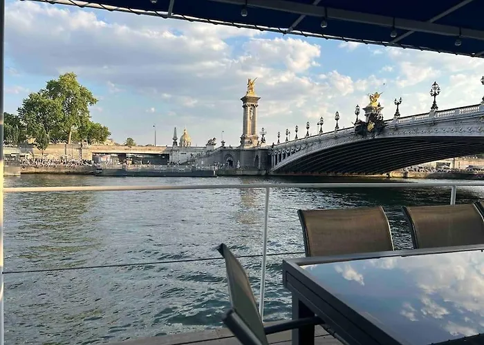 Peniche De Charme Au Pont Alexandre Iii Botel